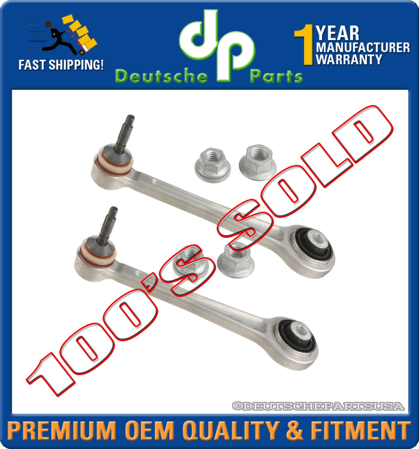 Guide Rod REAR UPPER CONTROL ARMS 33 32 1 095 414 33321095414 PAIR for BMW E53