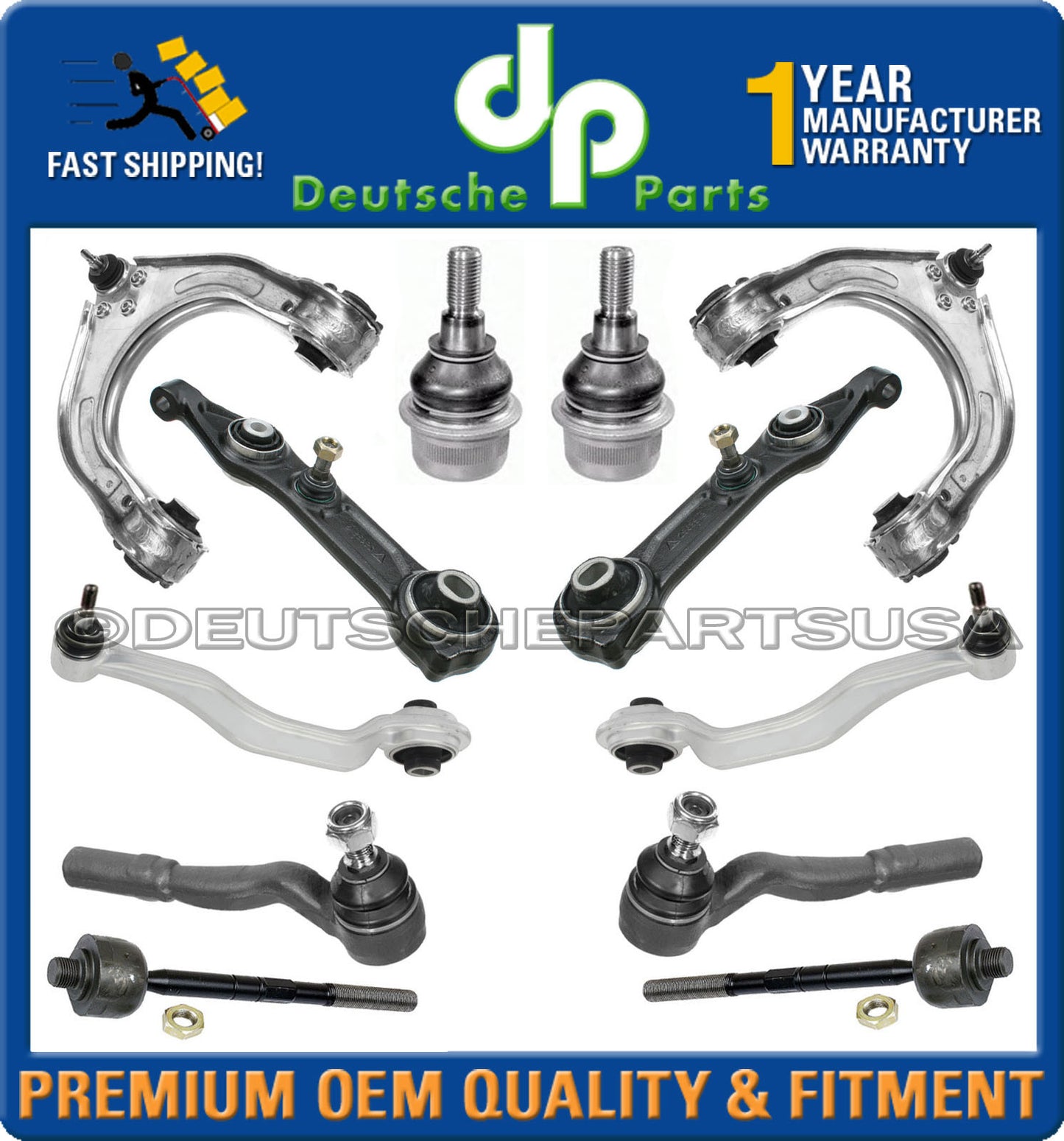 Mercedes W211 E200 KOMPRESSOR S.E Control Arms Ball Joints Tie Rods SUSPENSION