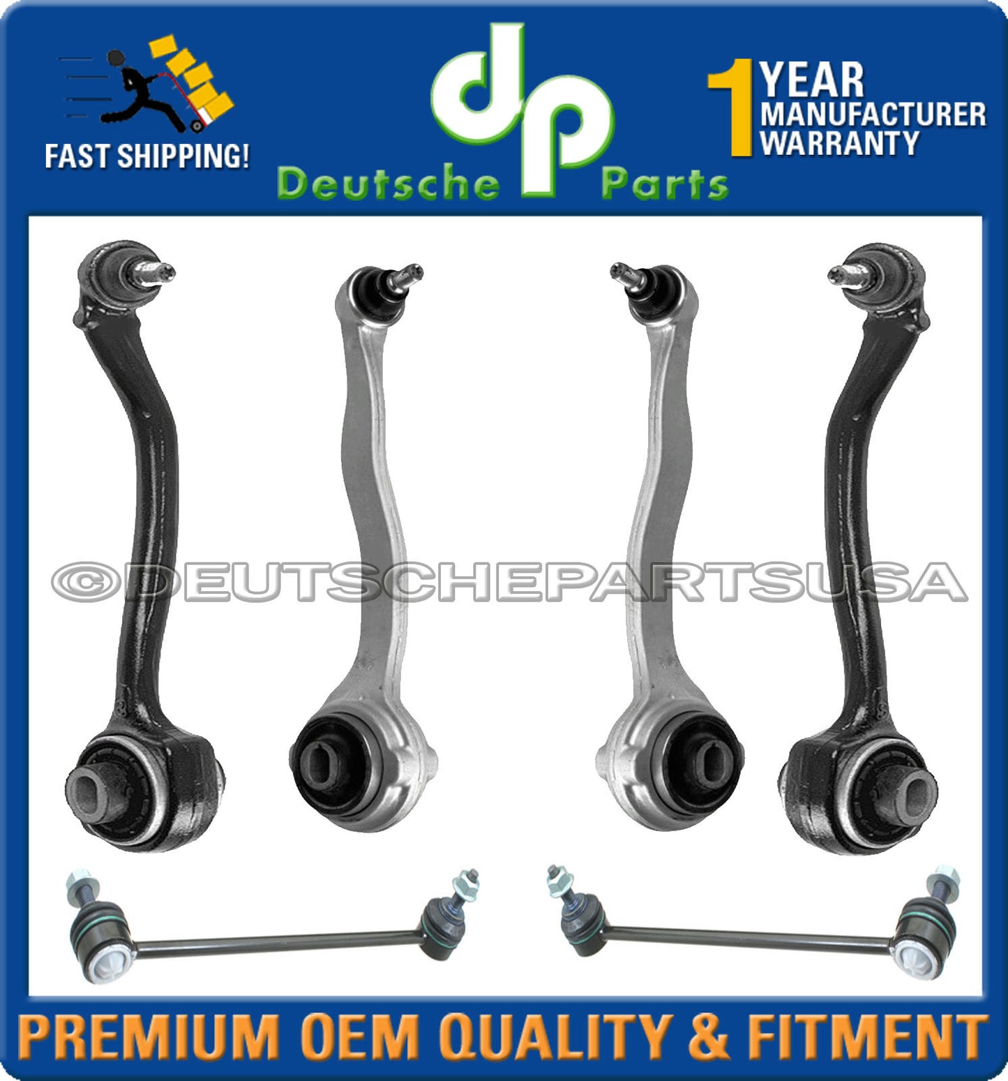 Mercedes W203 C200 CDI Front Control Arms Ball Joints SUSPENSION Kit 02 03 04 05