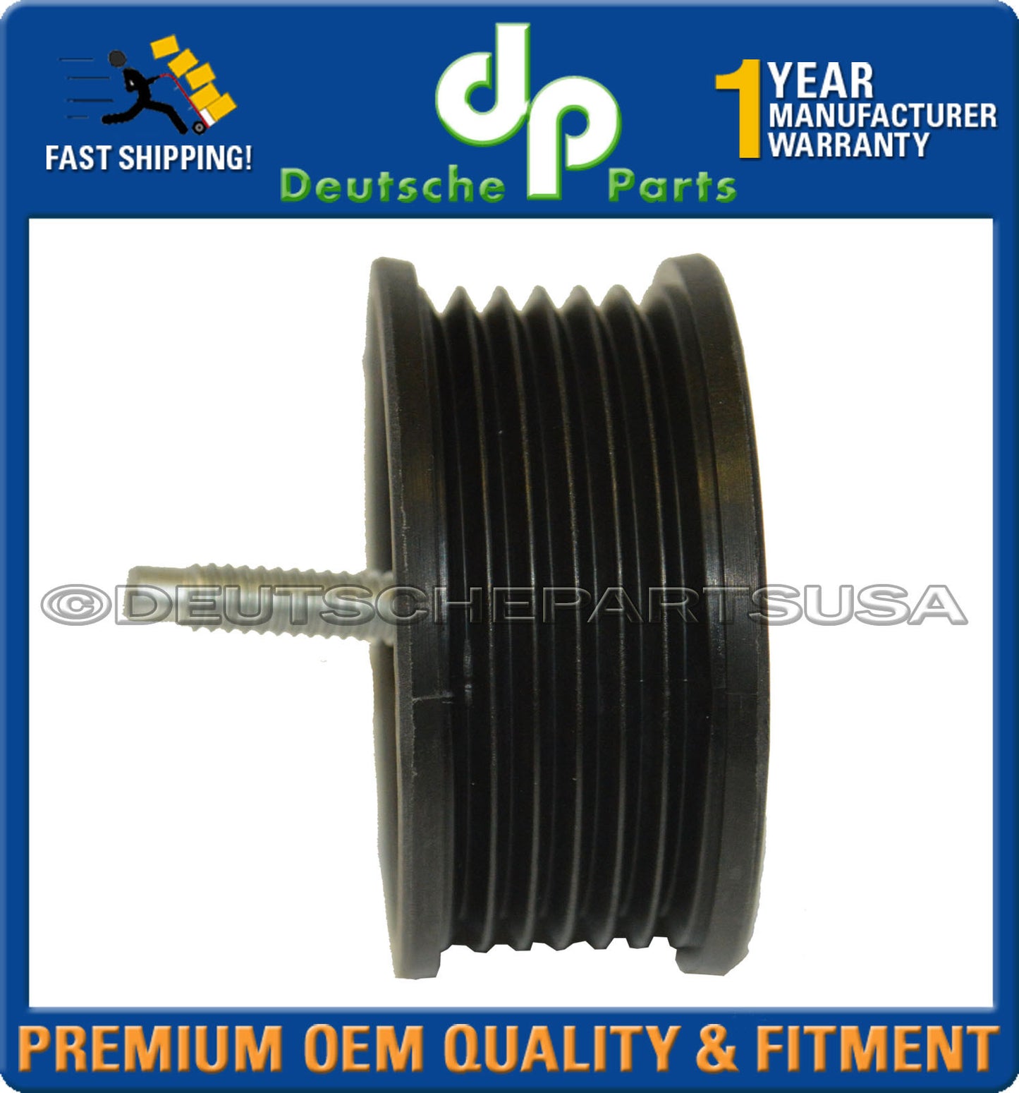 LAND ROVER LR4 RANGE ROVER SPORT DRIVE BELT IDLER PULLEY 90MM LR035544