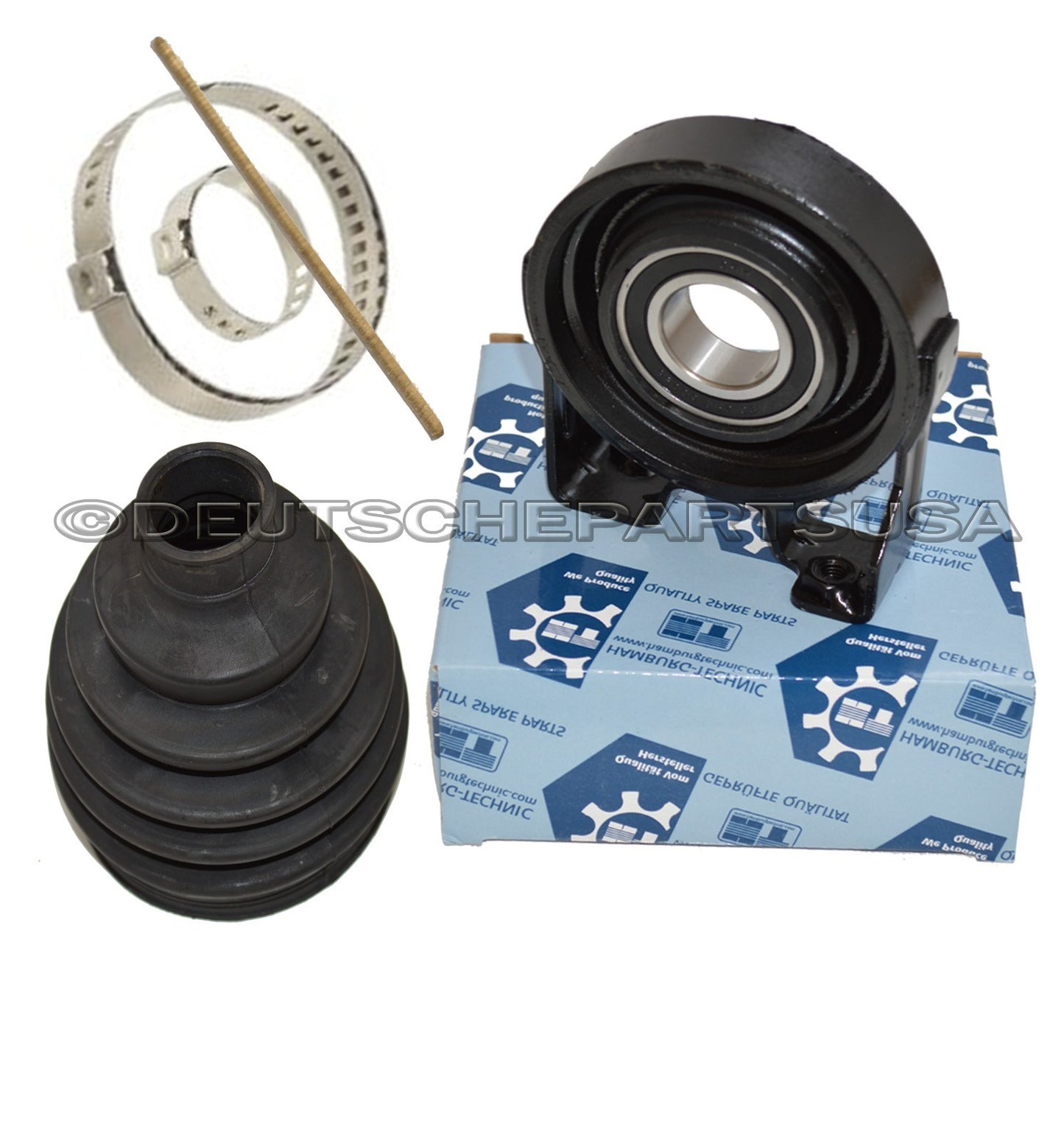 VW TOUAREG TDI DRIVESHAFT CENTER SUPPORT BEARING + CV BOOT 04 05 06 07 08 09 10