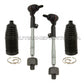 STEERING TIE ROD RODS END + RACK BOOT for BMW E90 E91 E92 Xi xDrive SET 4