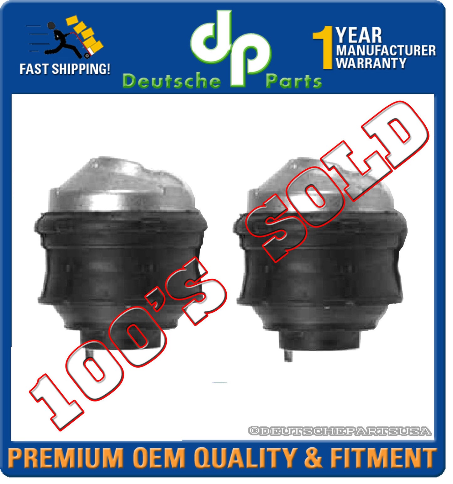 Mercedes W202 C230 SLK230 HYDRAULIC Engine Motor Mount Mounts PAIR LEFT + RIGHT