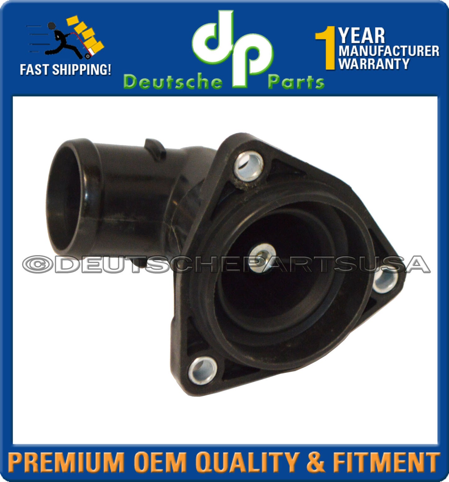 Porsche Cayenne Engine Coolant Thermostat Housing Cover 958 106 131 00