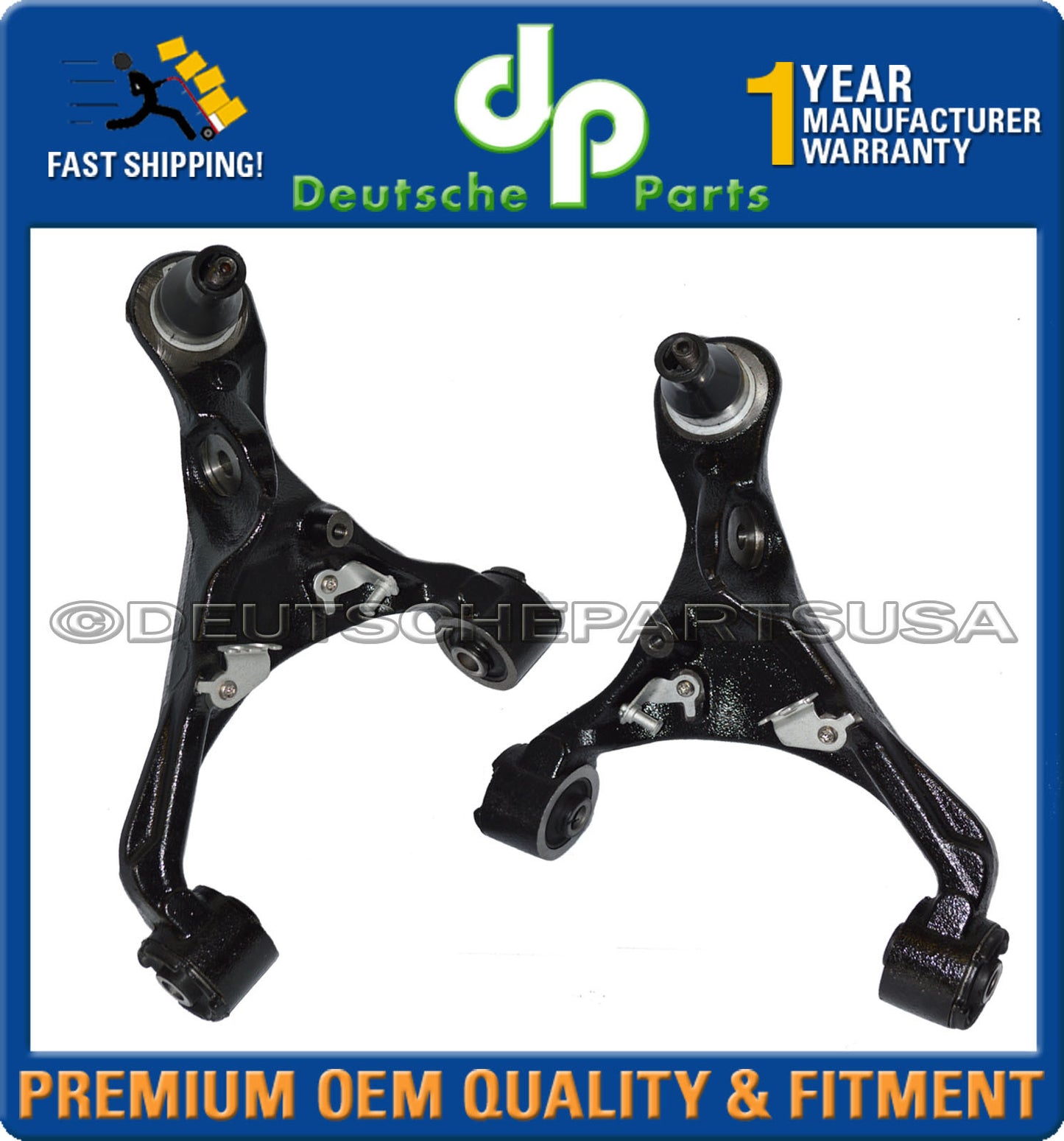 RR Sport Front Upper Suspension Control Arm Ball Joint L+R LR014629 LR014619 Set