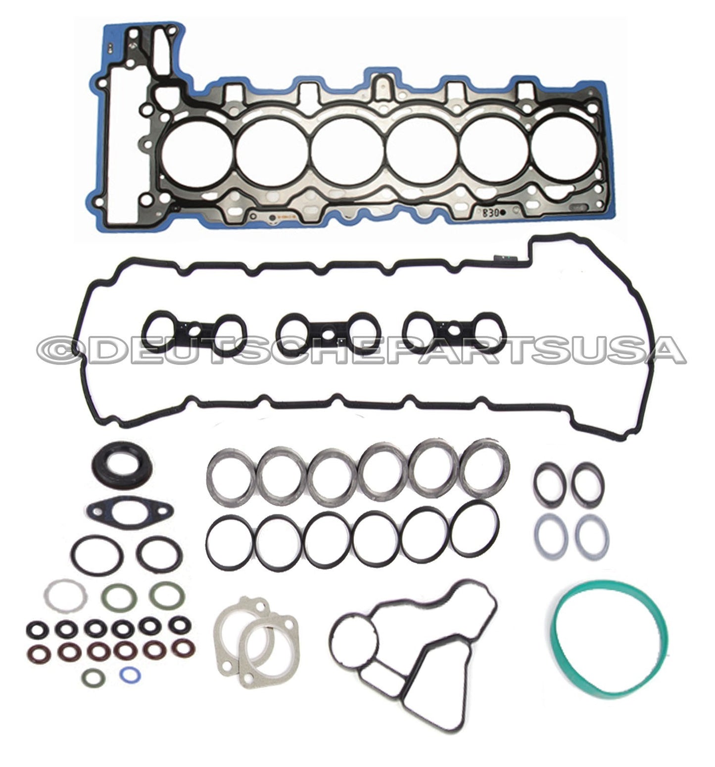 ENGINE CYLINDER HEAD GASKET + head SET for BMW 11127571963 + 11127555757