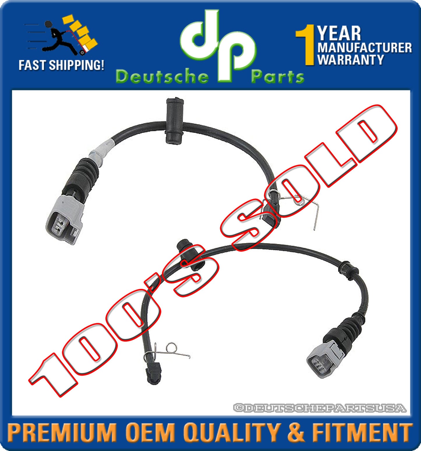 BRAKE PAD WEAR SENSOR INDICATOR RIGHT FRONT & REAR  FOR LEXUS LS430 LS 430 SET