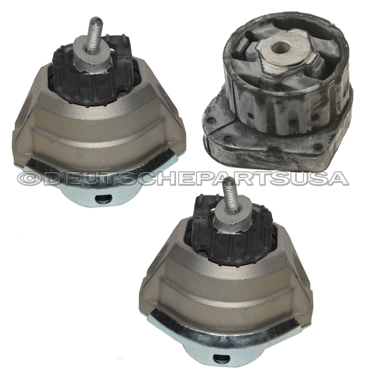 HYDRAULIC OIL FILLED ENGINE MOTOR TRANSMISSION MOUNT MOUNTS BMW E60 Xi SET 3