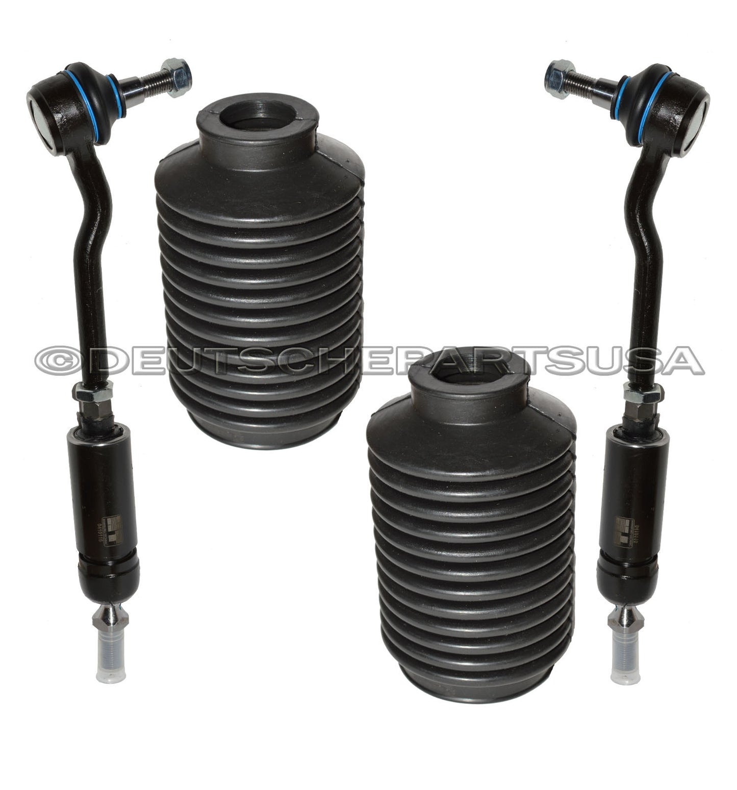 Porsche 993 911 STEERING Tie Rod Rods Inner Outer Ball Joint Joints Boots Set 6