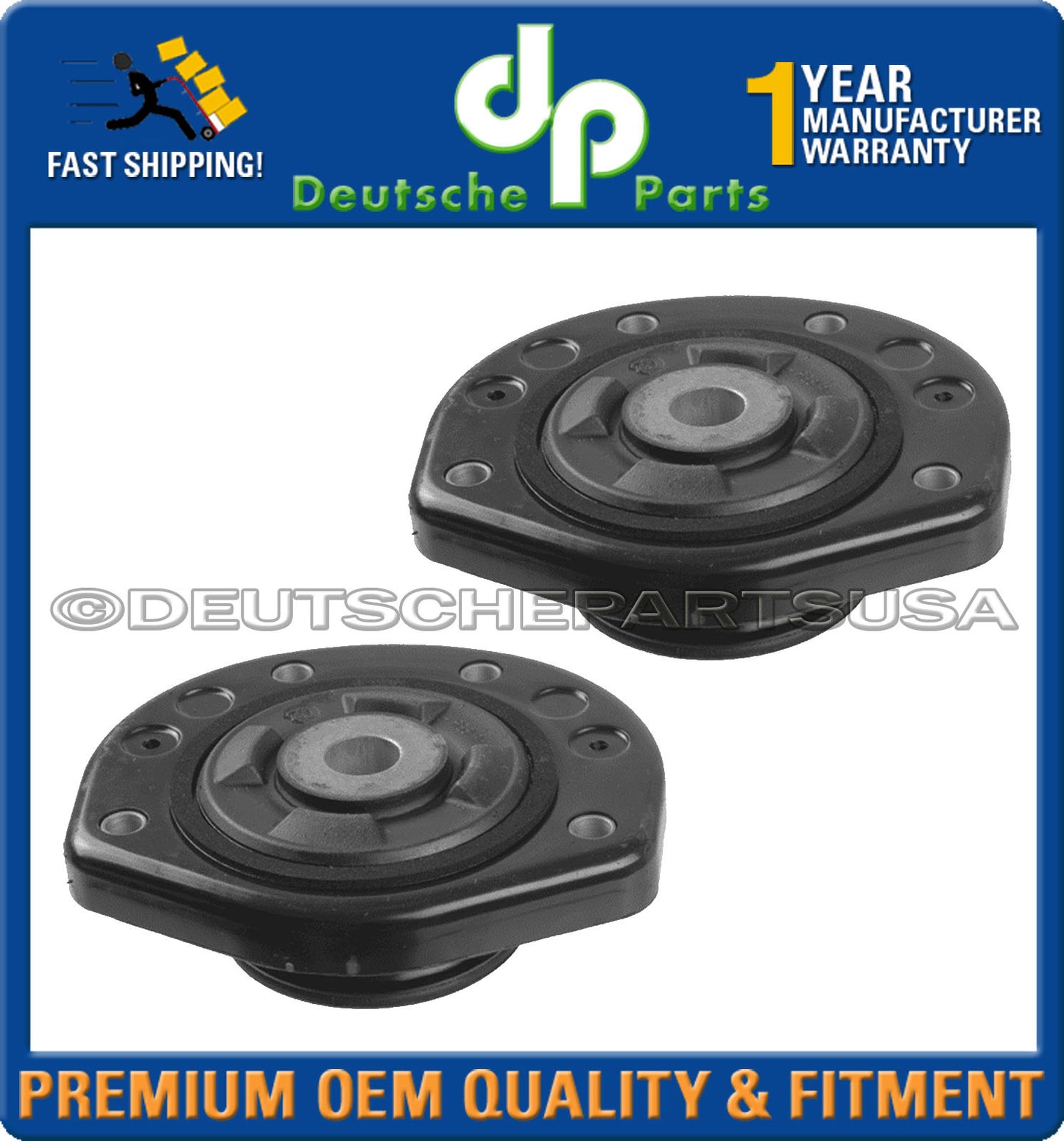 Front Shock Strut Mounts for MERCEDES FREIGHTLINER SPRINTER L+R 9063230520 SET 2