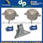 Manual Transmission Center Engine Motor Mount Mounts Inserts Porsche 987 Set 5