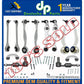 Audi A8 & QUATTRO Front Control Arm Arms Ball Joint Tie Rod Sway Bar Kit 13 Pc