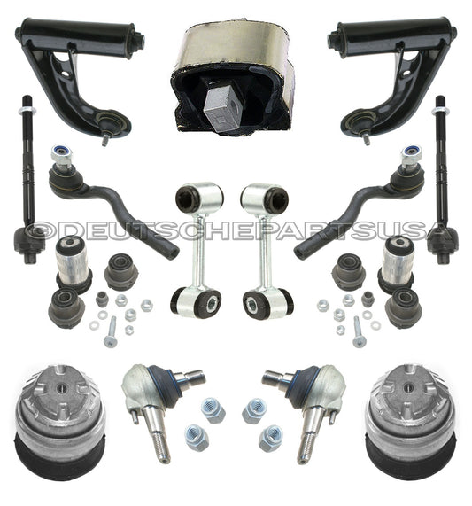 MERCEDES W210 E300 Front Control Arms Ball Joints Tie Rods Mounts SUSPENSION Kit