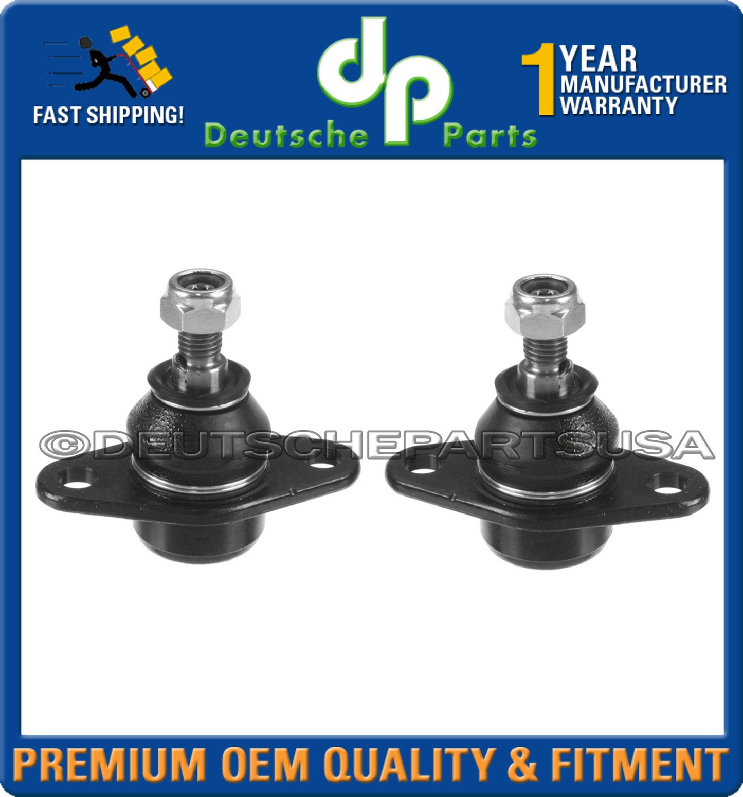 MINI COOPER & S FRONT OUTER LEFT + RIGHT BALL JOINT JOINTS 31126783443 SET 2