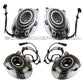LAND ROVER DISCOVERY FRONT + REAR LEFT +RIGHT WHEEL HUBS BEARINGS + SENSOR SET 4