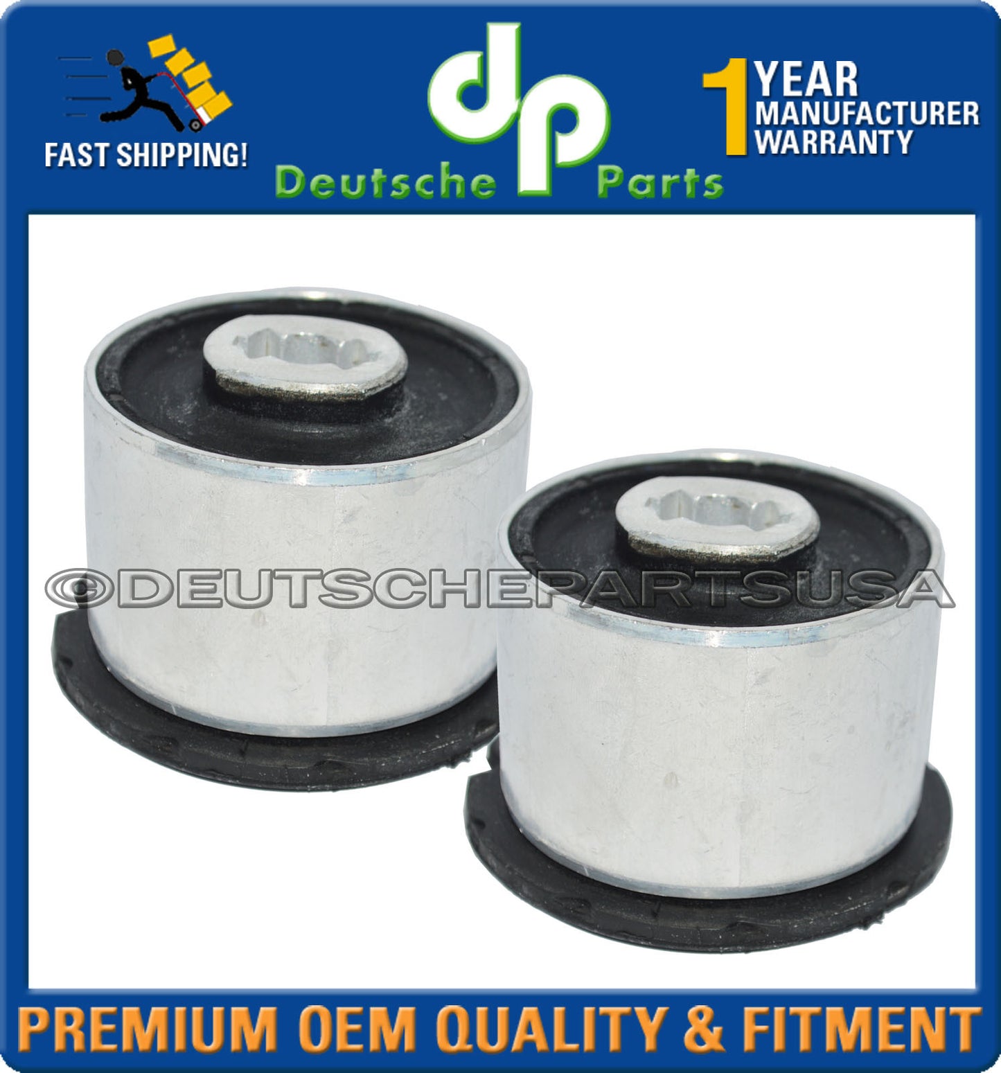Porsche Panamera Front SWAY Stabilizer Bar Lower Control Arm Bushings Kit 12