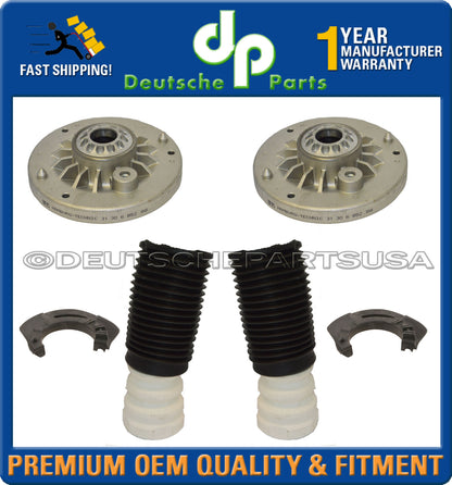 Front Strut Shock Mount Bearing Bump Stop Dust Boot fr BMW F25 F26 X3 X4 Set 10