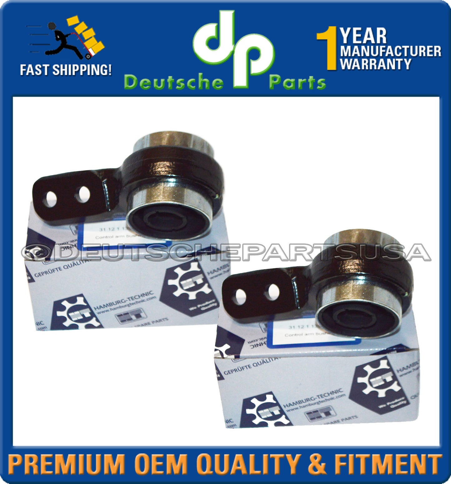 fits BMW Suspension Control Arm Bushings brackets 2pc 01-05 BMW E46 325xi 330xi