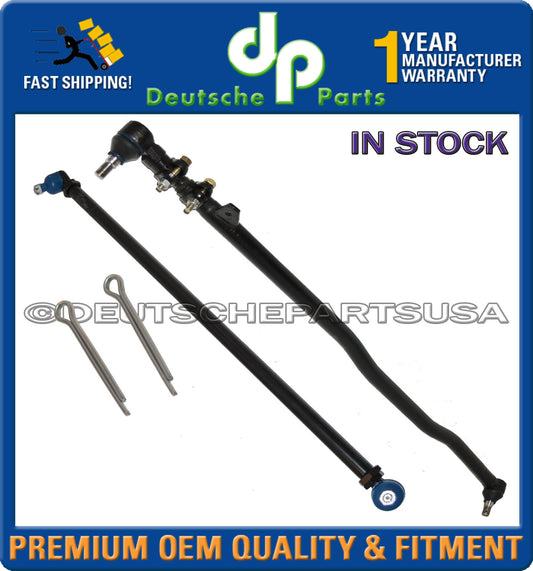 MERCEDES W463 G500 G550 DRAG LINK TIE ROD ASSEMBLY 4634631115 +  4633300703 SET