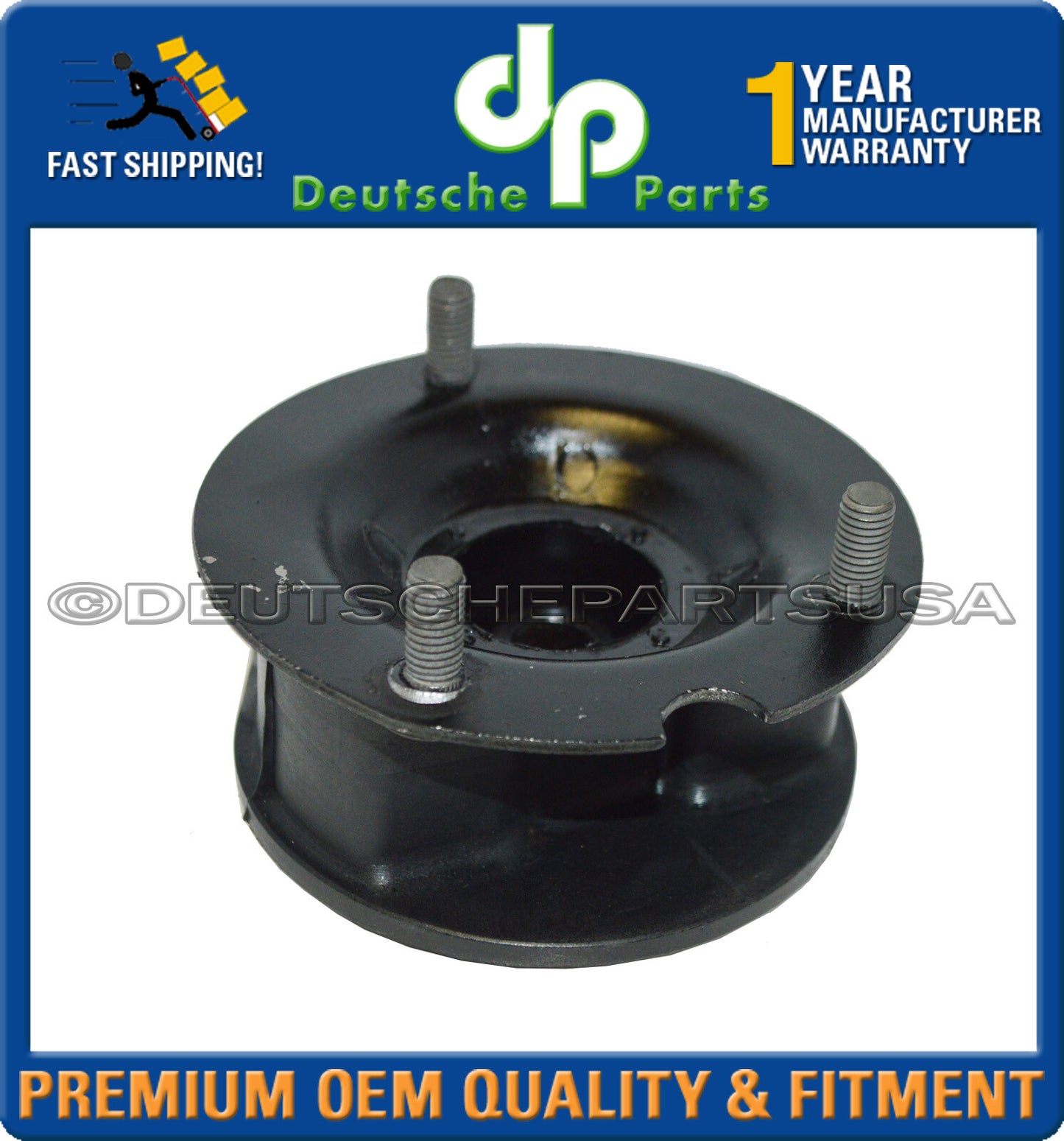 Porsche 911 964 Front + Rear Upper Shock Strut Flange Mount Mounts Bearing SET 4