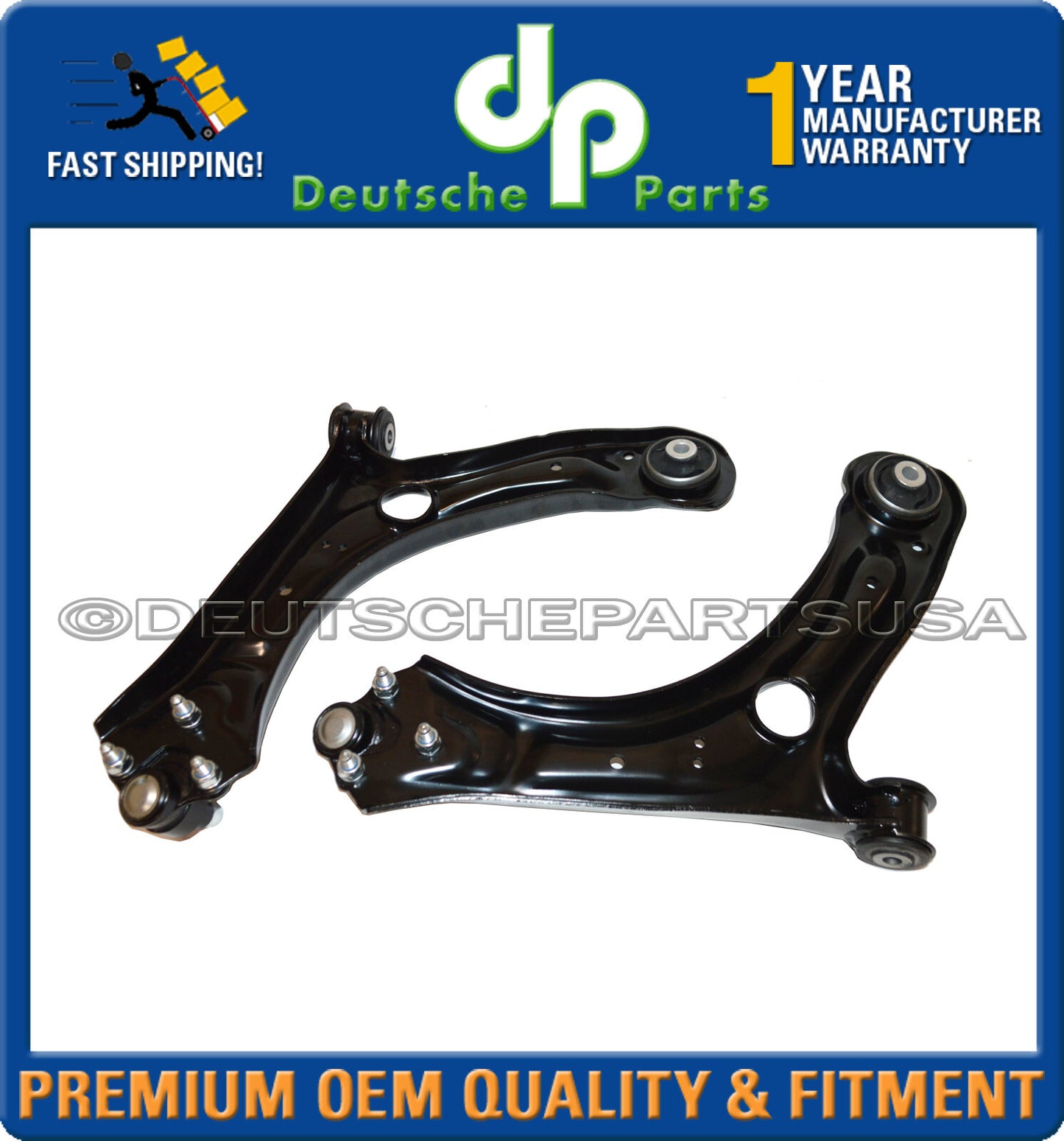 Front LOWER Wishbone Control Arm Arms Ball Joint Joints f VW BEETLE PASSAT SET 4
