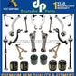 UPPER + LOWER CONTROL ARMS BALL JOINTS TOE LINK JAGUAR XK XKR SUSPENSION KIT 22