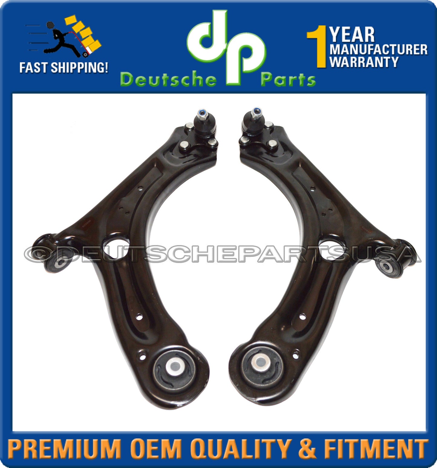 Front LOWER Wishbone Control Arm Arms Ball Joint Joints f VW BEETLE PASSAT SET 4