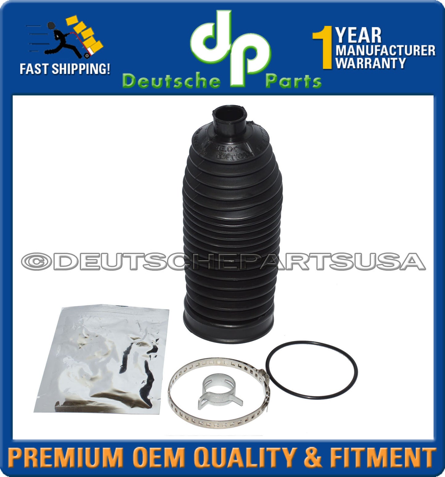 Mercedes W164 W251 GL320 ML320 R320 R500 Steering Rack Boot Kit 1644600096