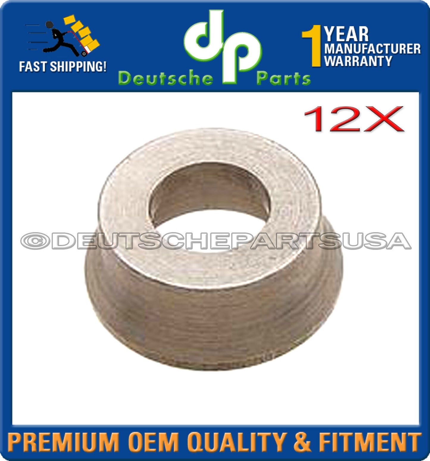 90110534403 Porsche 911 930 914 Carrera Rocker Shaft End Plug end Bushing x 12