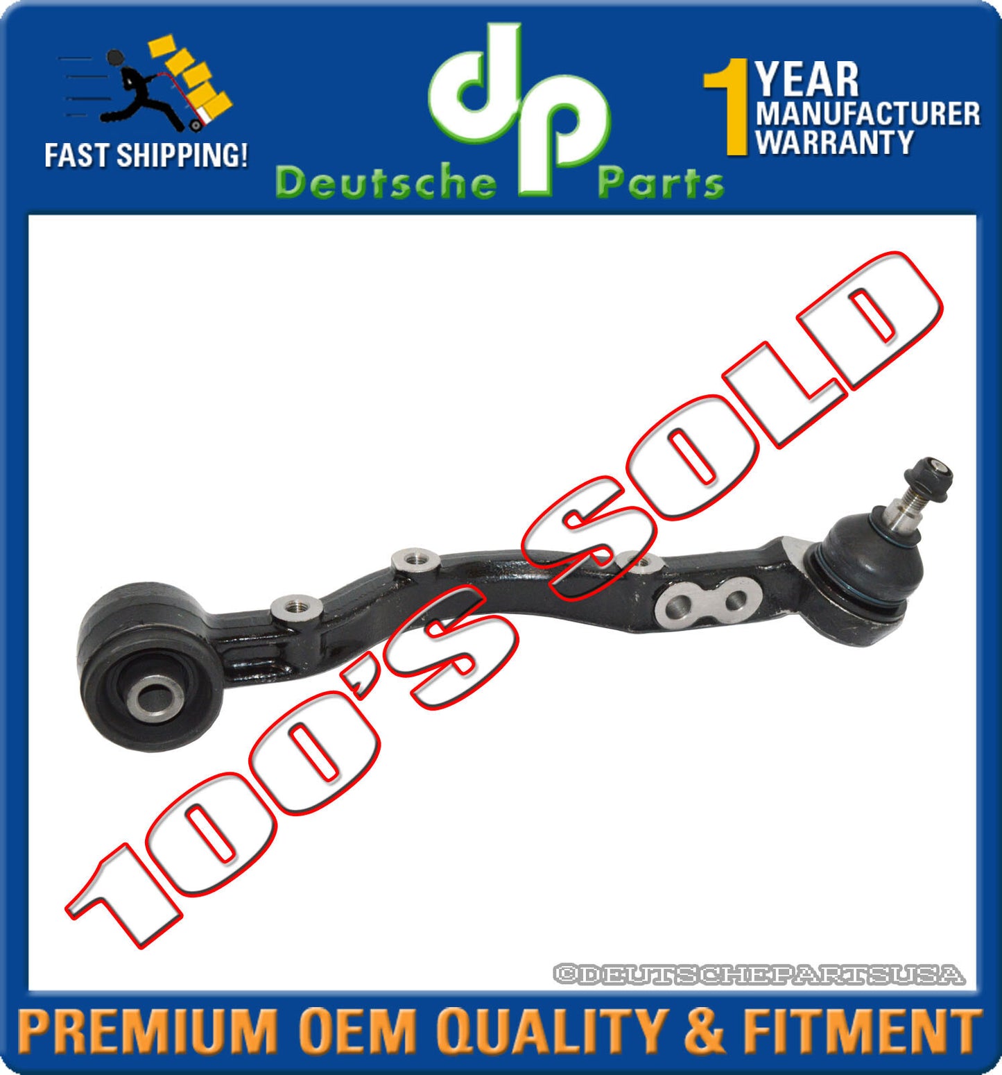 JAGUAR FRONT LOWER RIGHT SUSPENSION CONTROL ARM BALL JOINT XJ8 XJR JLM 21302