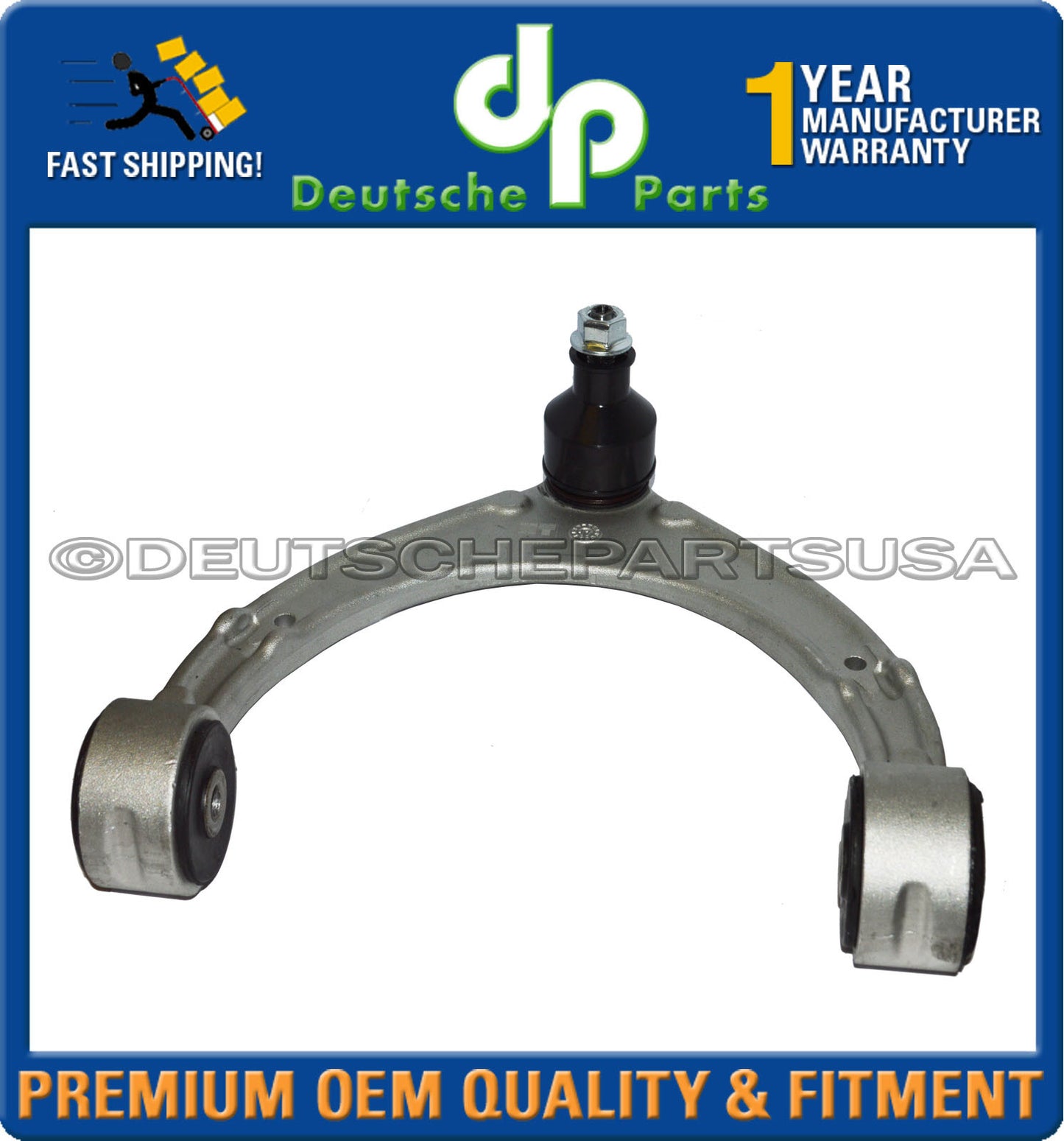 Porsche Panamera Front UPPER Control Arm Ball Joint Joints Bushing Bushings Set