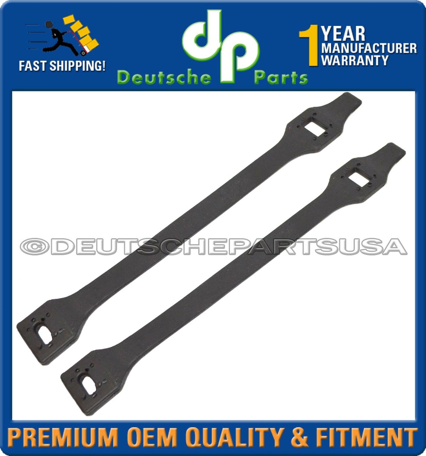 Porsche 911 Carrera S 924 928 Air Filter Housing Cover Straps 91111036501 Set 2