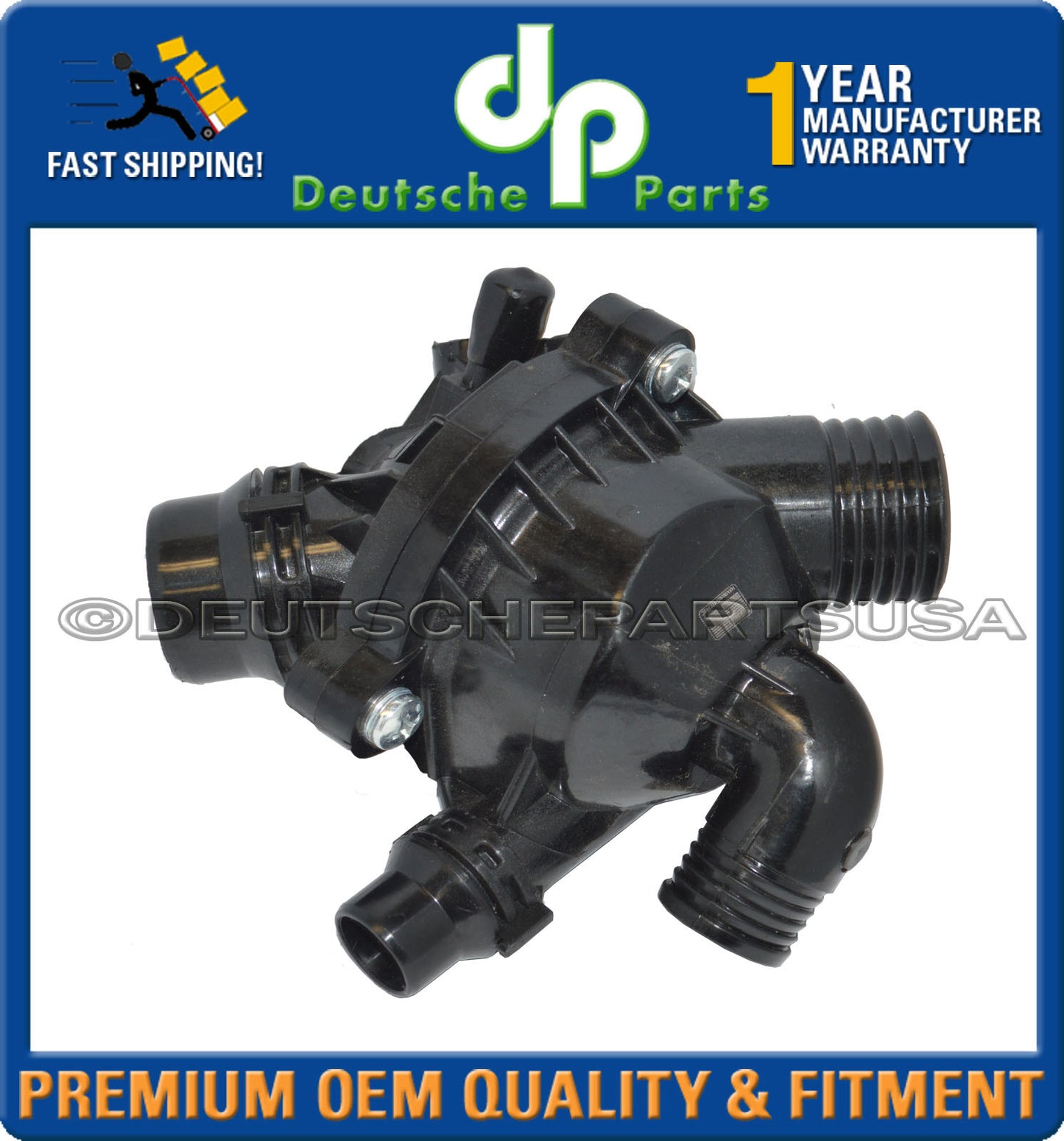 BMW E70 E71 X5 X6 ENGINE Cooling Thermostat + Housing ASSEMBLY 11537550172