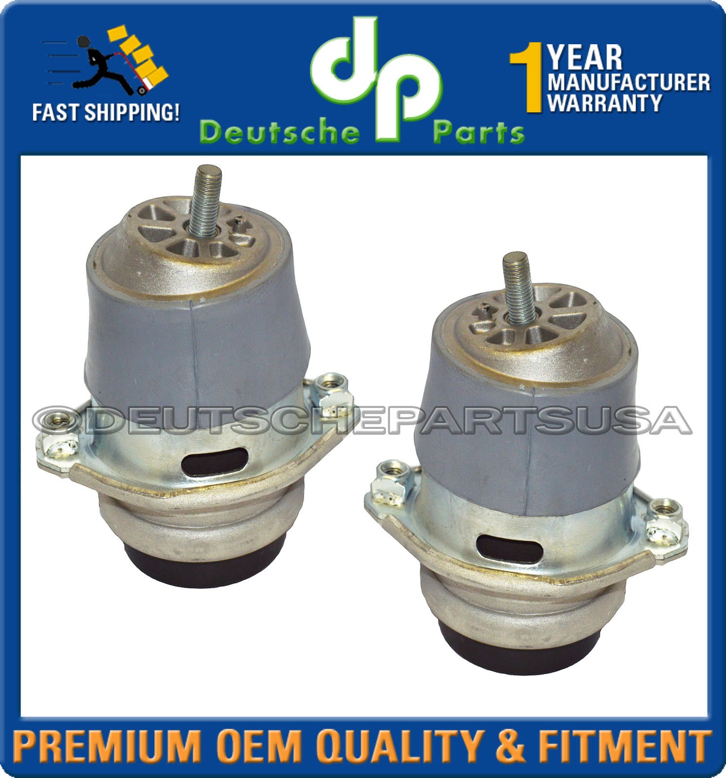 Porsche Cayenne 4.8 Engine Motor Mounts LH + RH 94837504903 94837505003 Set 2