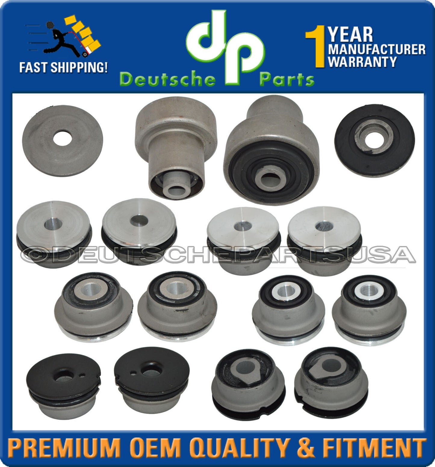 Maserati Quattroporte, Granturismo & Grancabrio Front Control Arm Bushing Set 16