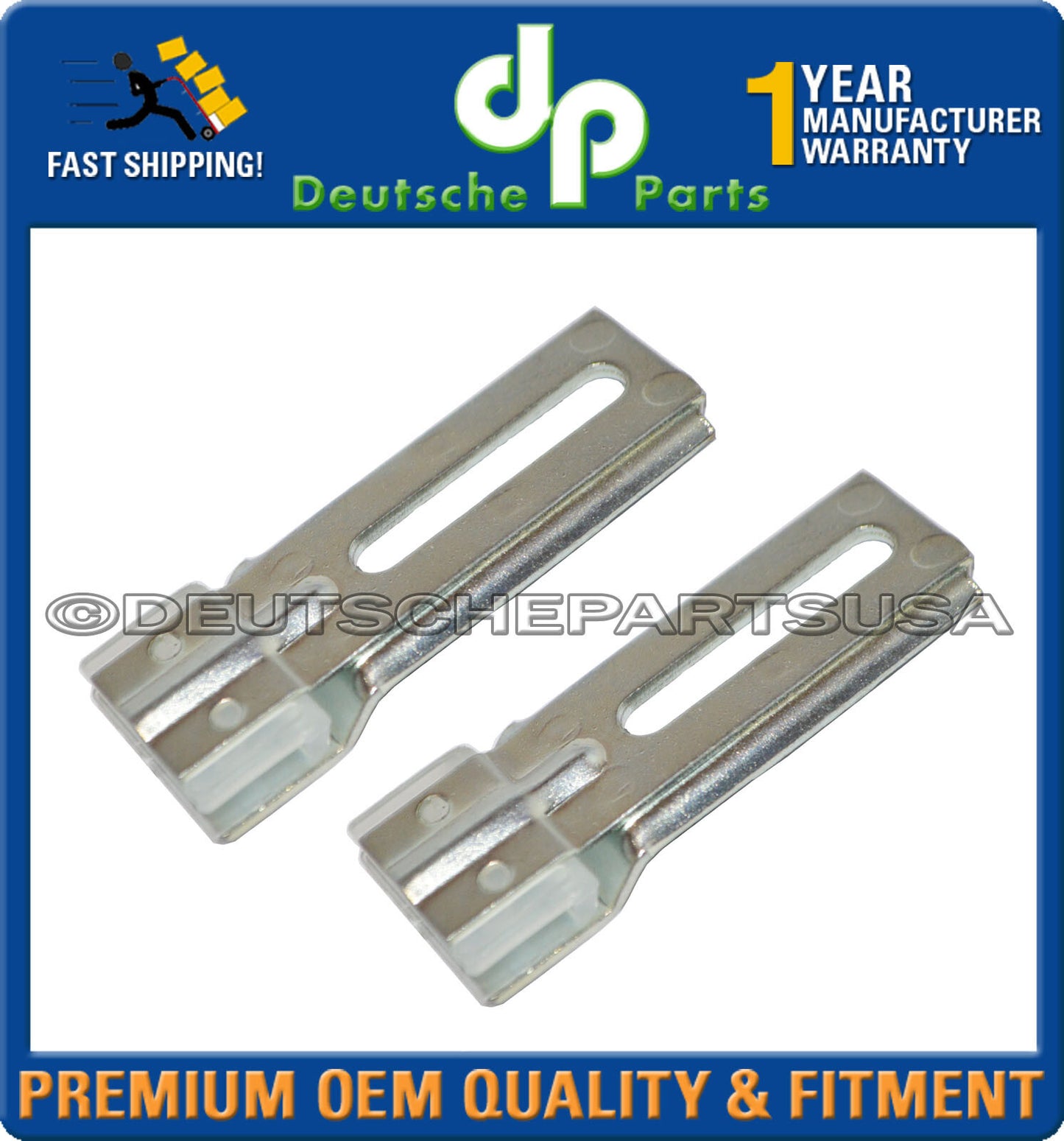 for Porsche 911 912 930 Guide Piece for Sunroof Panel 91156404500 Set of 2