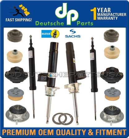 For BMW E90 3-Series Struts Shocks Upper Lower Mount Suspension Kit BILSTEIN OEM