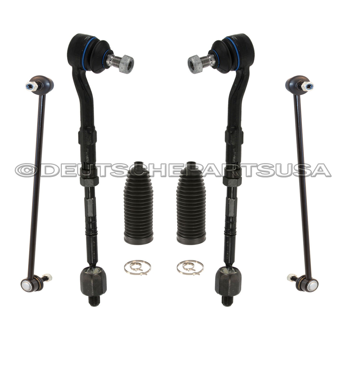 STEERING Tie Rod Rods INNER END + OUTER + Rack Boot + SWAY BARS for BMW E60