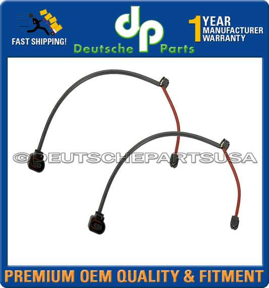 Porsche Cayenne Front LEFT & RIGHT Brake Pad Wear Sensor 955 612 365 50 Set of 2