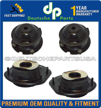 Porsche 911 964 Front + Rear Upper Shock Strut Flange Mount Mounts Bearing SET 4