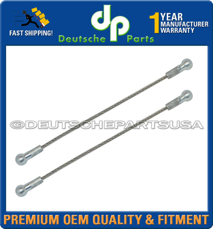 Porsche 911 996 997 Convertible Top Tension Cable Rope 99656119100 Set of 2
