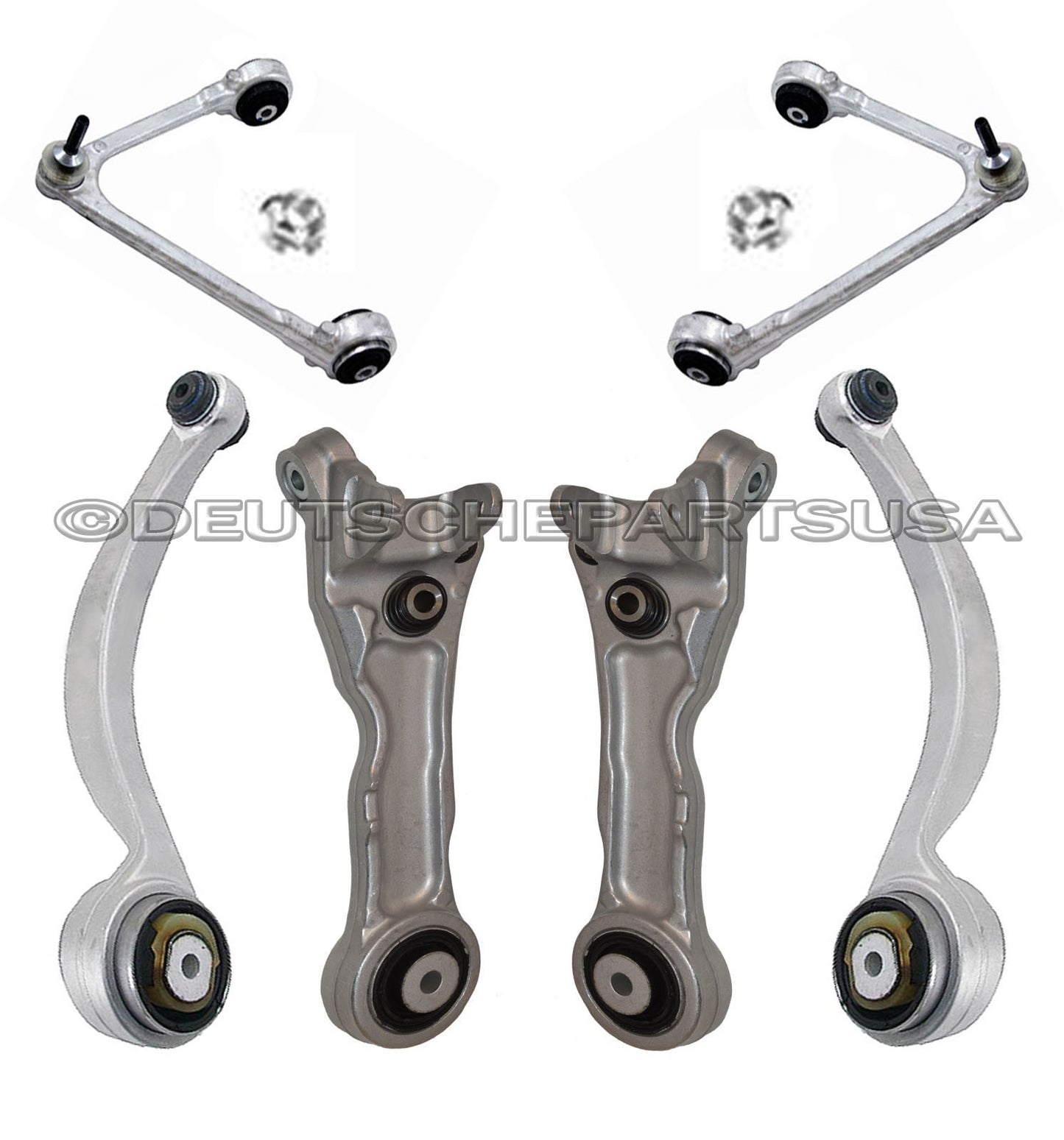UPPER+LOWER CONTROL ARMS BALL JOINTS BUSHING TOE LINK TIE ROD JAGUAR VANDEN PLAS