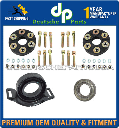 OEM Mercedes Driveshaft Bearing Support Mount Flex Disc Joint 1264100415 SET 4