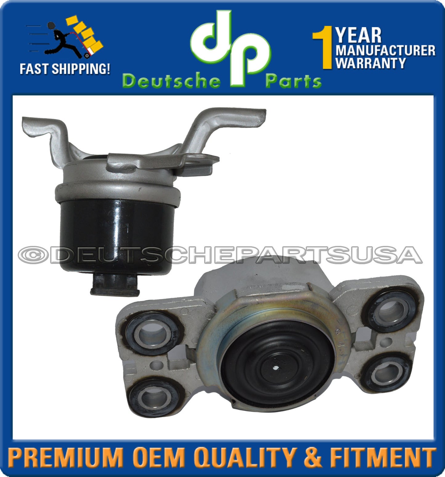 HYDRAULIC OIL FILLED ENGINE MOTOR MOUNT FOR VOLVO S80 S60 XC70 L+R 31257674 Set