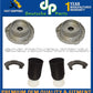 Front Rear Suspension Strut Shock TOP Mount Mounts for BMW F25 F26 X3 X4 Set 18