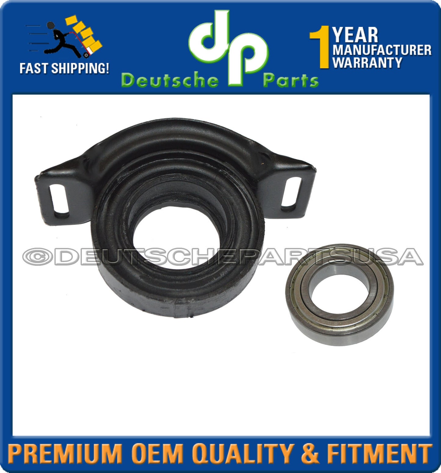 For Mercedes R107 W116 Drive Shaft Center Support Mount w/Bearing 1234101081