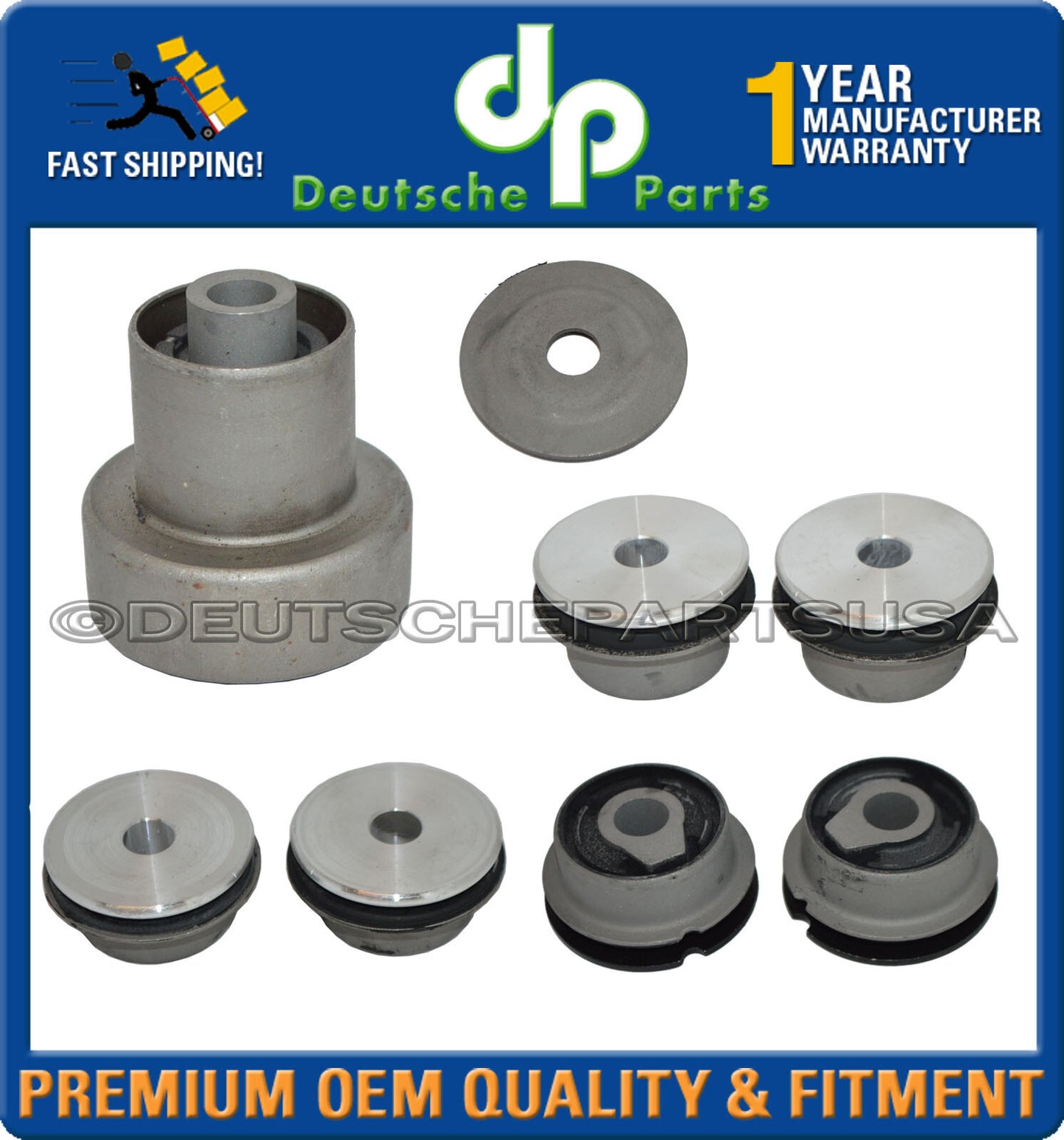 Maserati Quattroporte, Granturismo & Grancabrio Front Control Arm Bushing Set 16