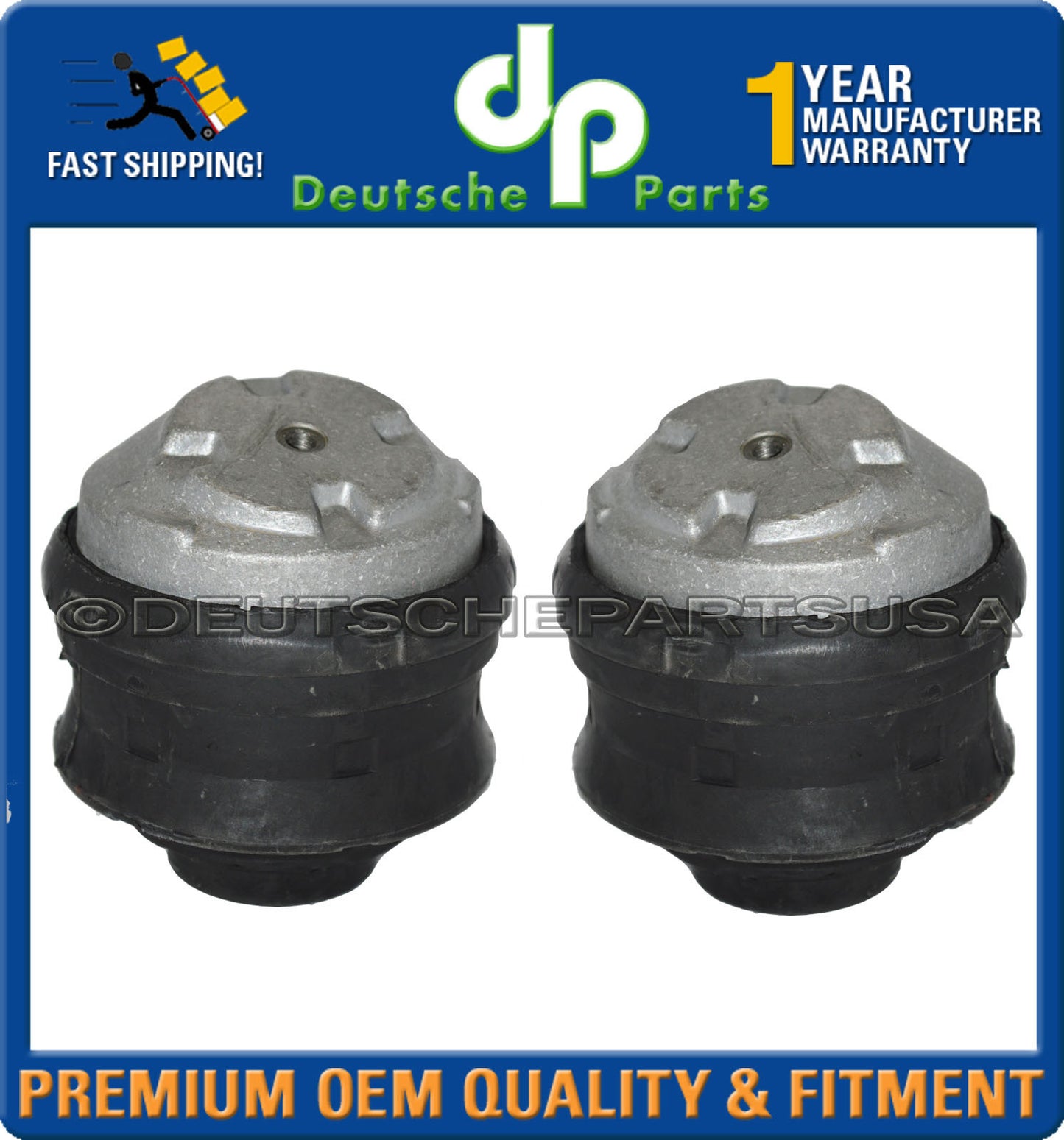 Mercedes W210 E300 HYDRO Engine Motor Mount Mounts 2022403017 + 2032400617 SET 2