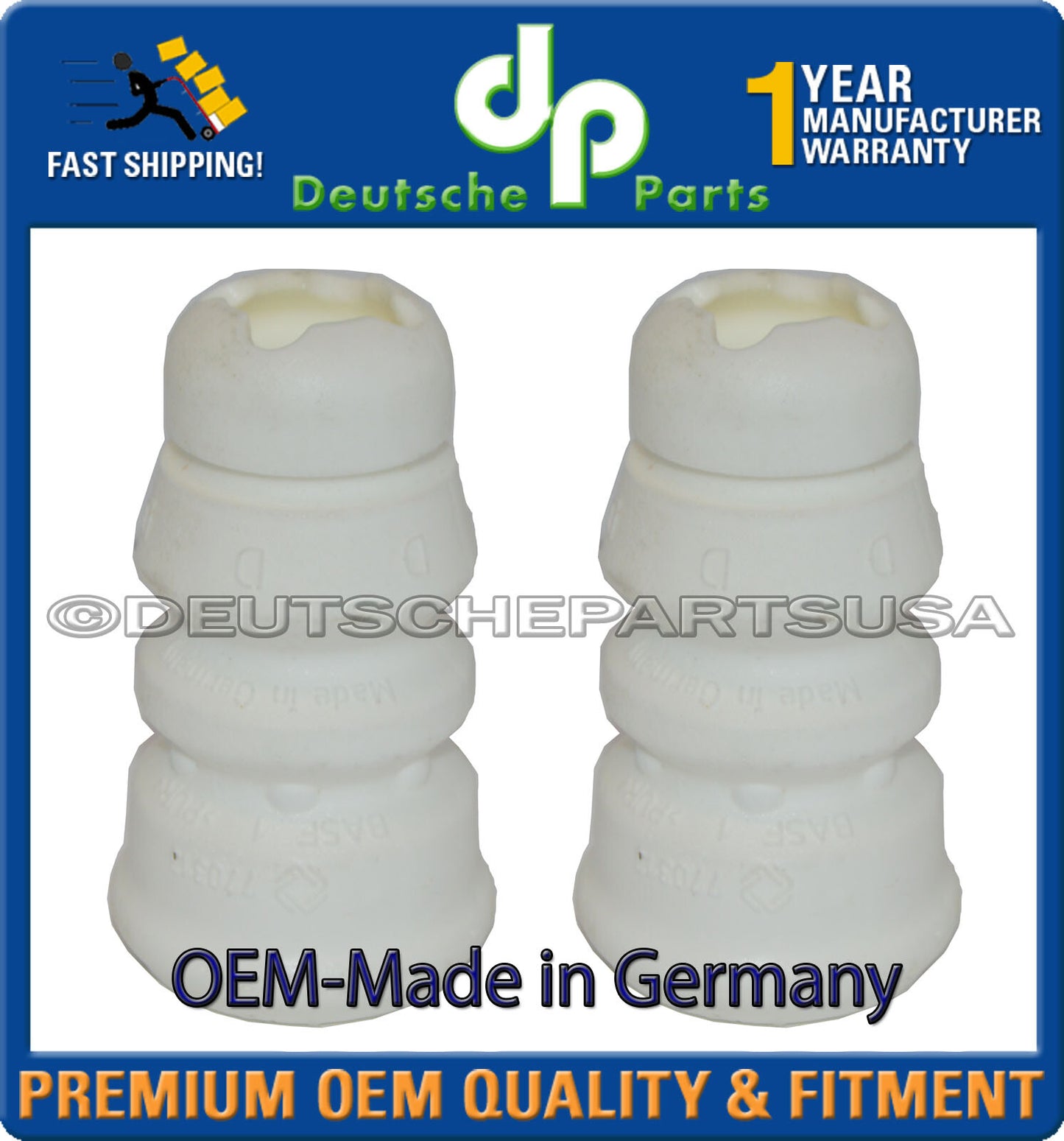 REAR Strut Bump Stop fr AUDI A4 A5 QUATTRO S5 SET Made in Germany 8K0 512 131 B