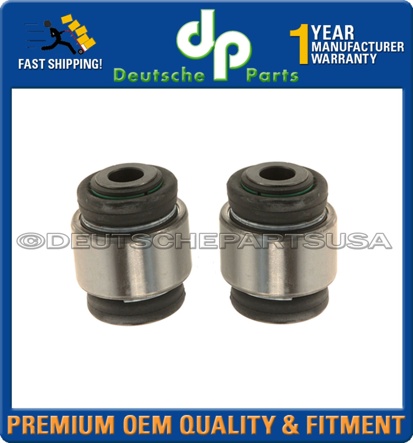 E90 F30 F32 Rear Lower Outer Rearward Control Arm Bushing BMW 33326775553 SET